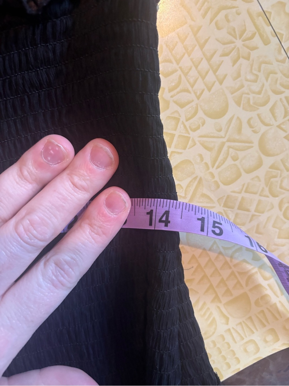 Vintage Black Floral-Trim Spaghetti Strap Dress - Picture 8 of 9